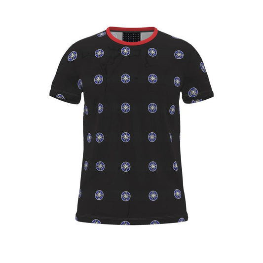 Cut and Sew All Over Print T-Shirt
