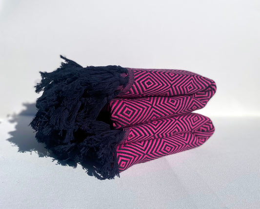 Pink Turkish Throw