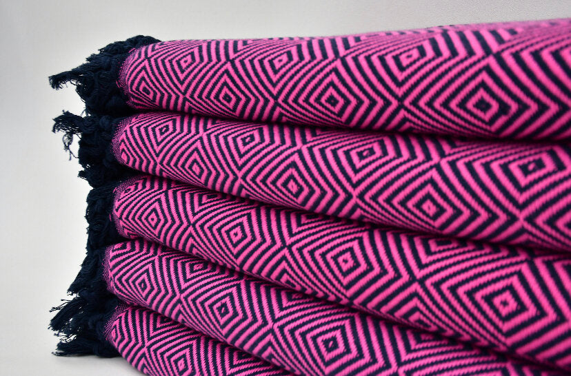Pink Turkish Throw